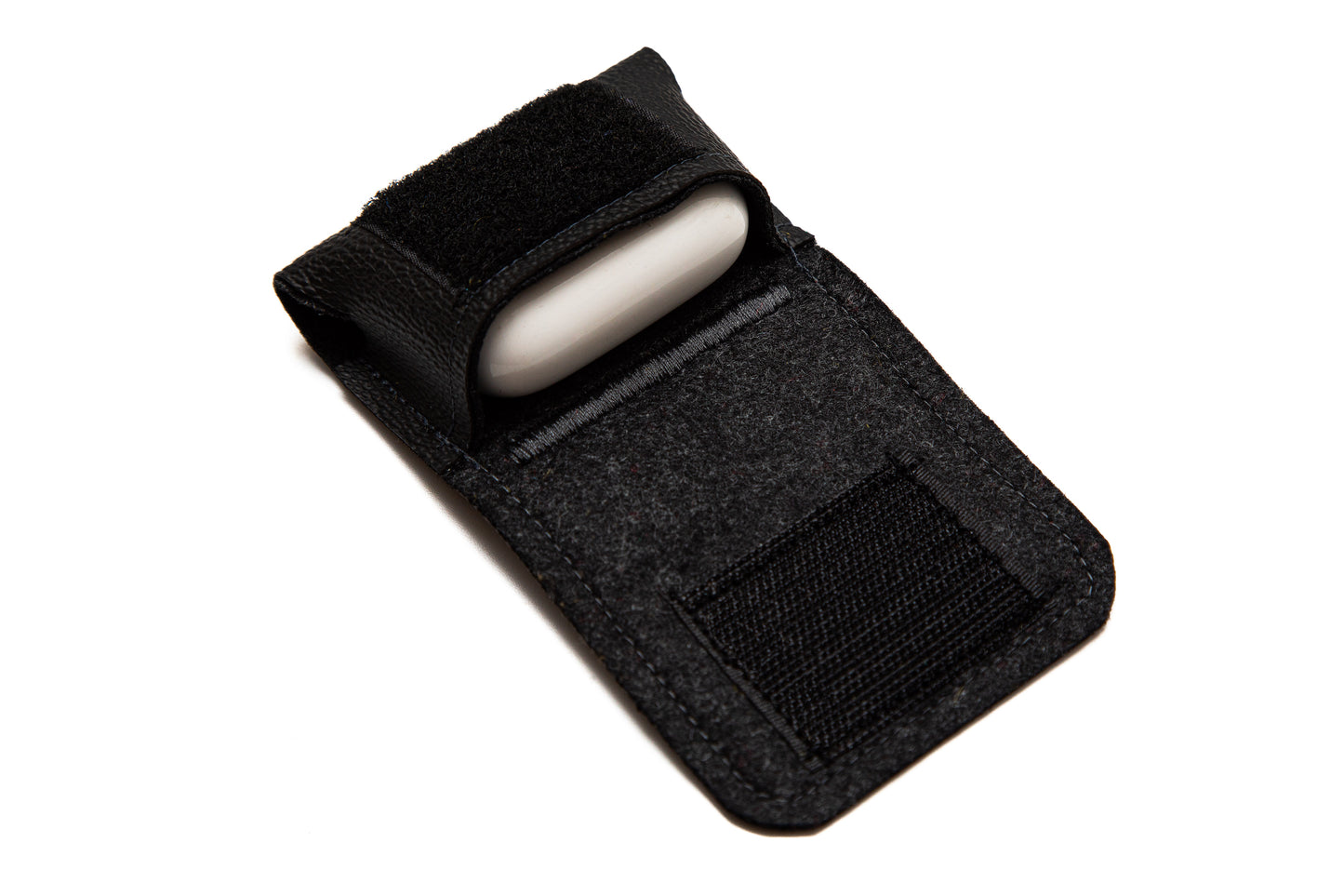 Earbuds Belt Pouch with Velcro Closure - Compatible with All Brands