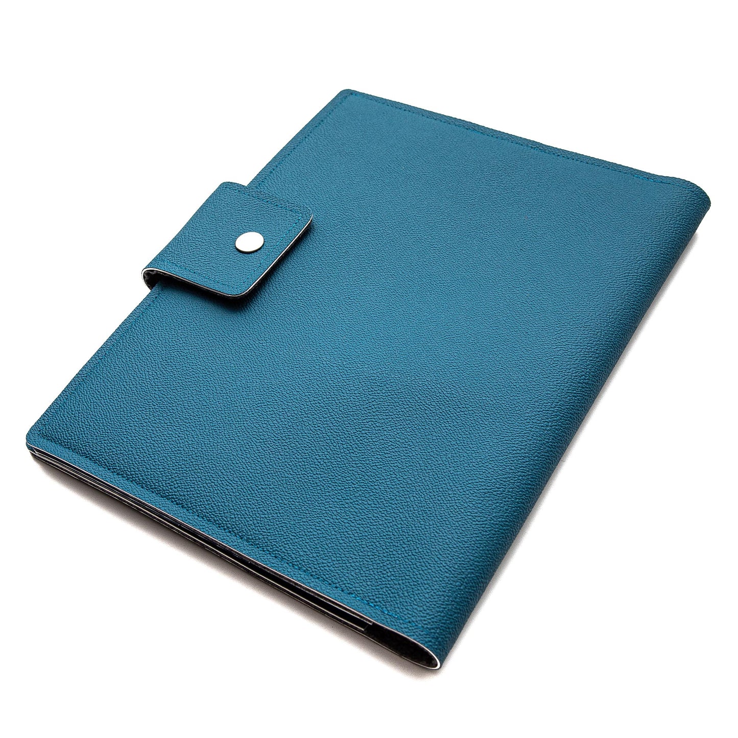 Handmade Folio Cover for iPad/Pro/Air - Yale Blue Faux Leather