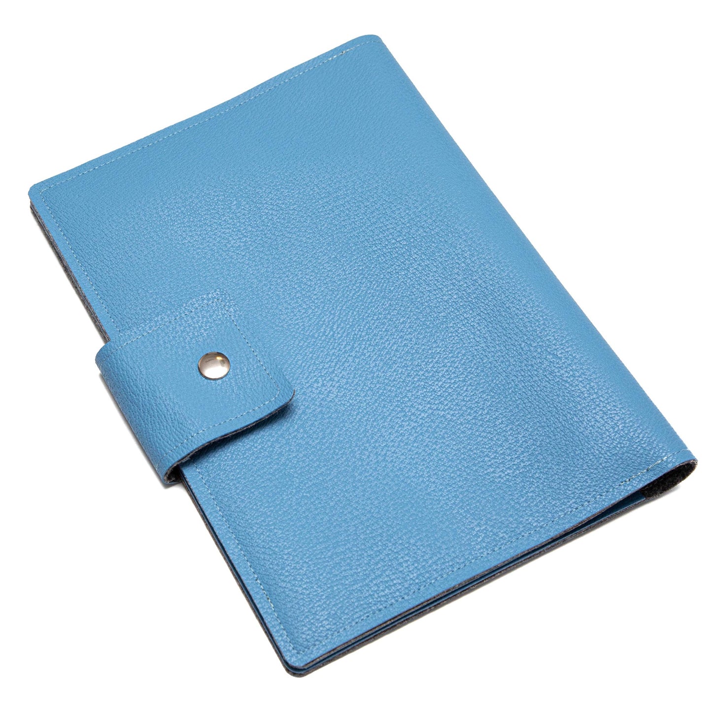 Handmade Folio Cover for iPad/Pro/Air - Sky Blue Faux Leather