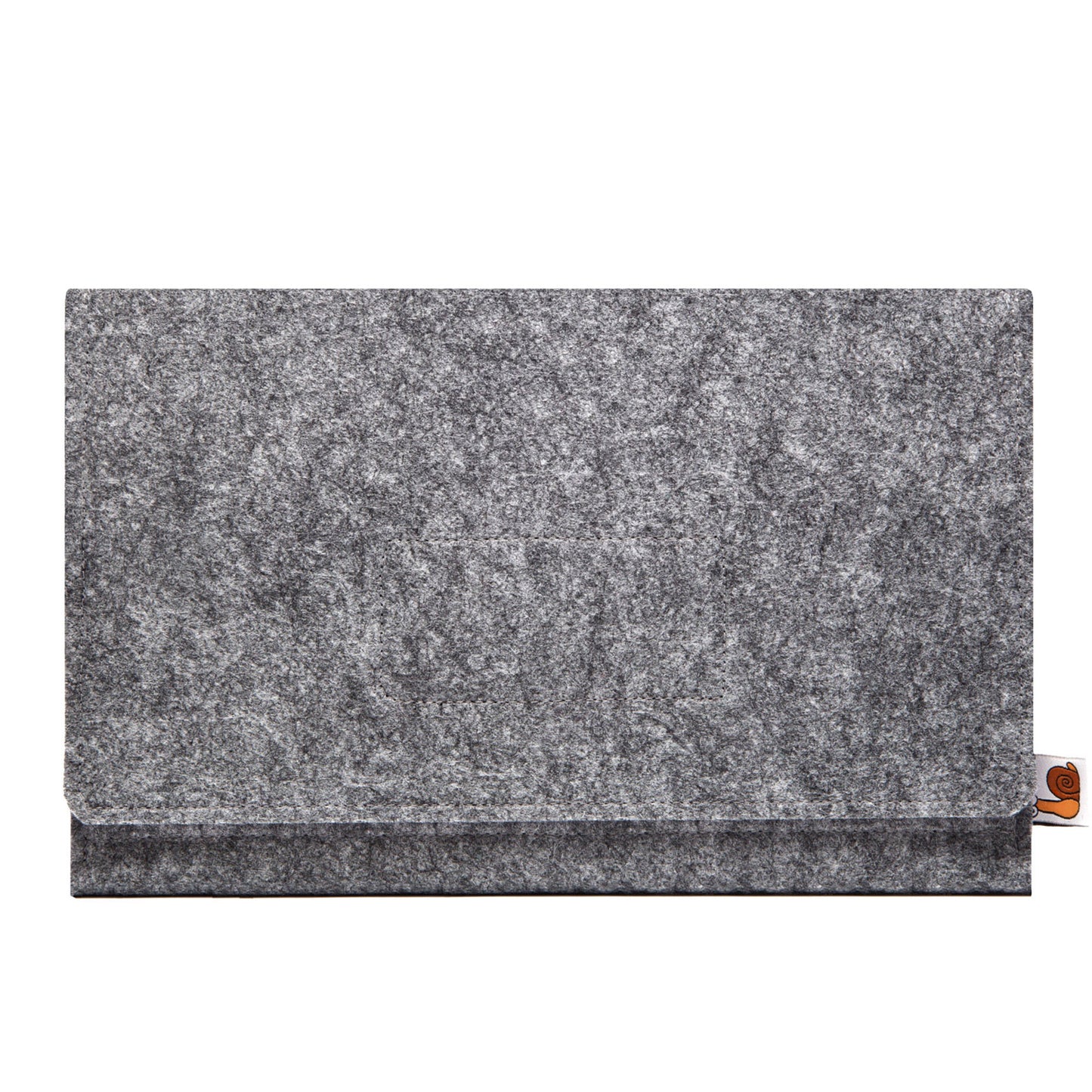 Premium Felt iPad Cover: Ultimate Protection with Accessories Pocket - Grey & Sky Blue