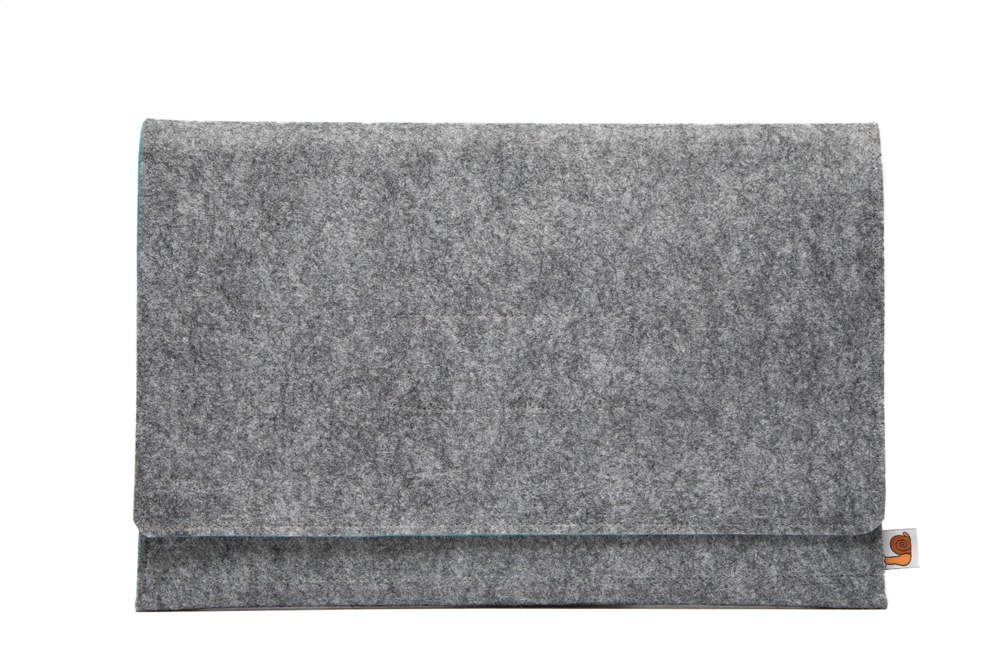 Handmade MacBook Cover - Grey & Turquoise