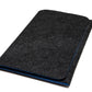 Handmade MacBook Cover - Dark Grey & Blue