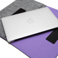 Handmade MacBook Cover - Grey & Purple