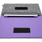 Handmade MacBook Cover - Grey & Purple